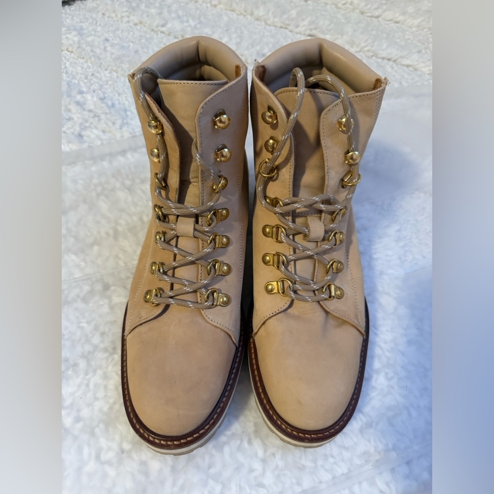& Other stories Lace-Up Boots with Gold Accents